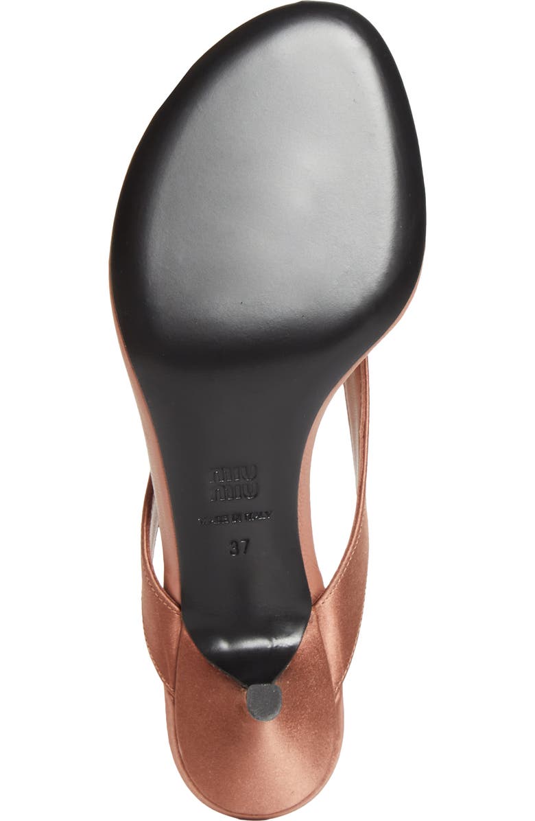 Miu Miu Leather Thong Sandal, Alternate, color,