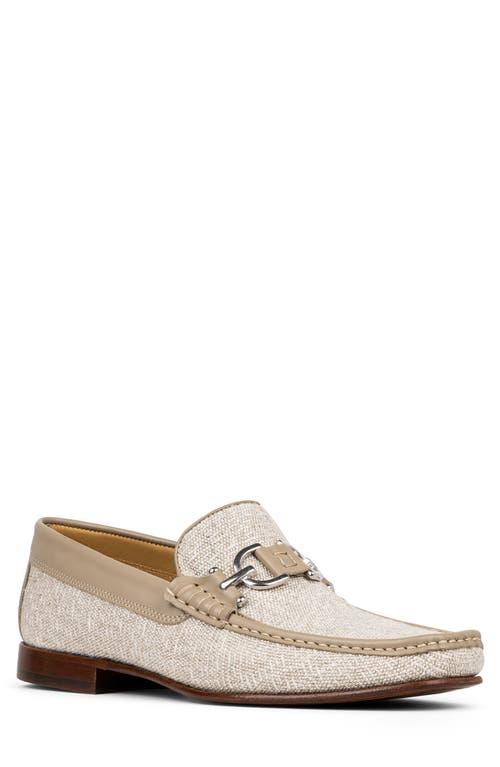 Donald Pliner Men's Dacio 4 Canvas-leather Loafers In Off White