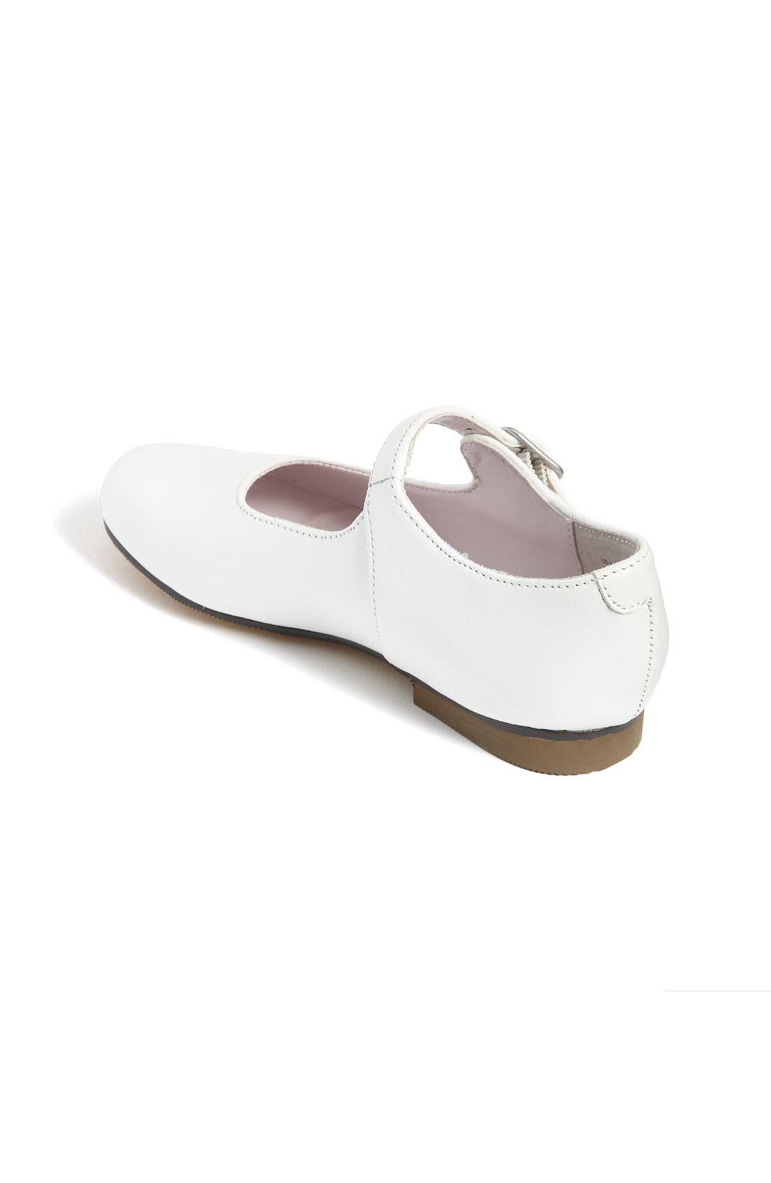 'Bonnett' Mary Jane, Alternate, color, WHITE LEATHER