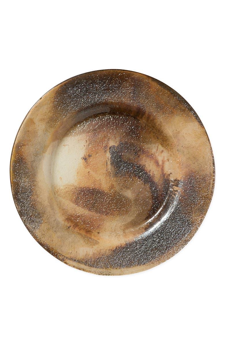 VIETRI Earth Glass Rimmed Charger Plate, Main, color, 