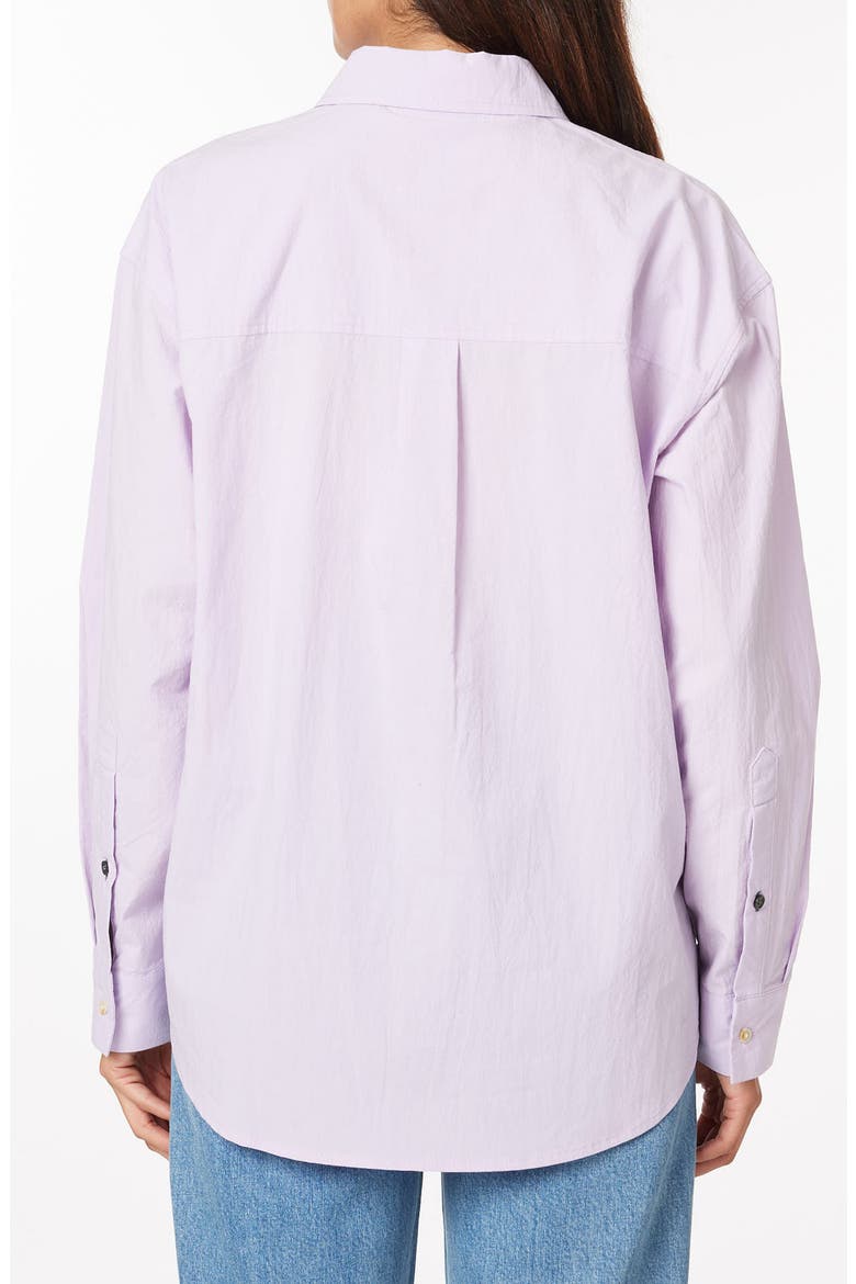 Cotton Boyfriend Shirt, Alternate, color, ORCHID PETAL