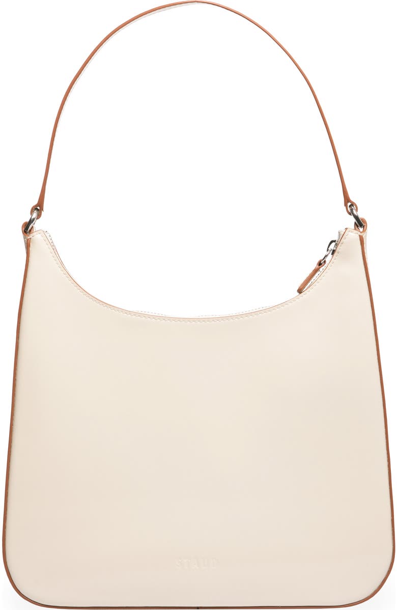 STAUD Alec Leather Shoulder Bag, Main, color,