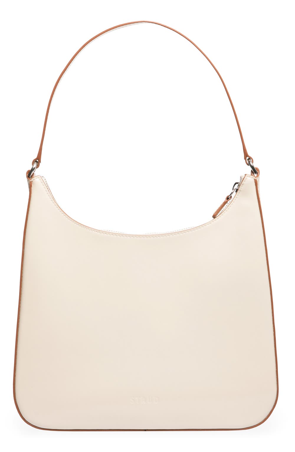 Alec Leather Shoulder Bag, color, CREAM CONTRAST
