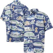 Reyn Spooner Men's Reyn Spooner  Navy Penn State Nittany Lions Scenic Button-Down Shirt