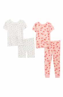 Kids' Cherry 4-Piece Pajamas Set
