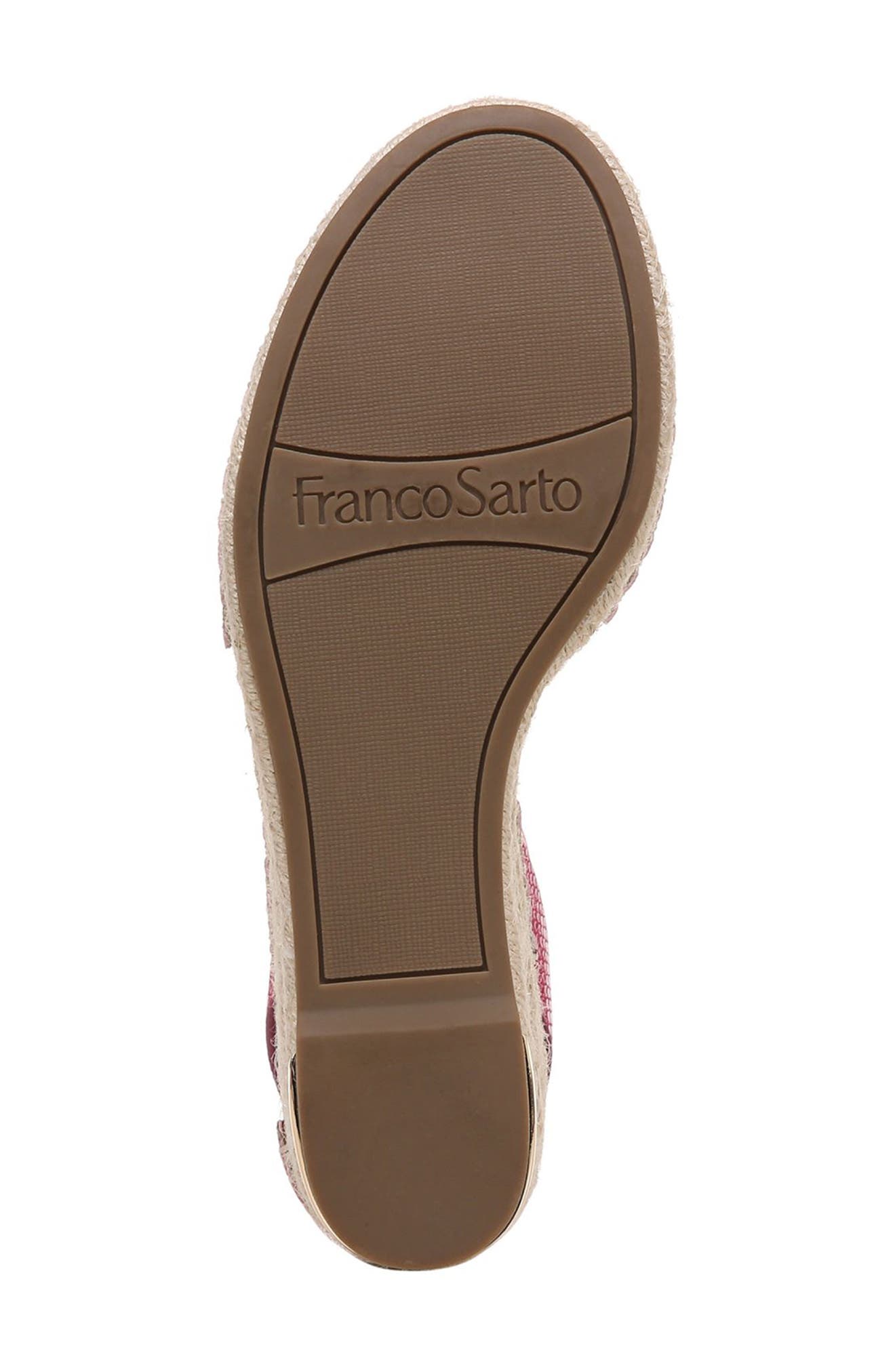 Callia Wedge Sandal, Alternate, color, FUCHSIA