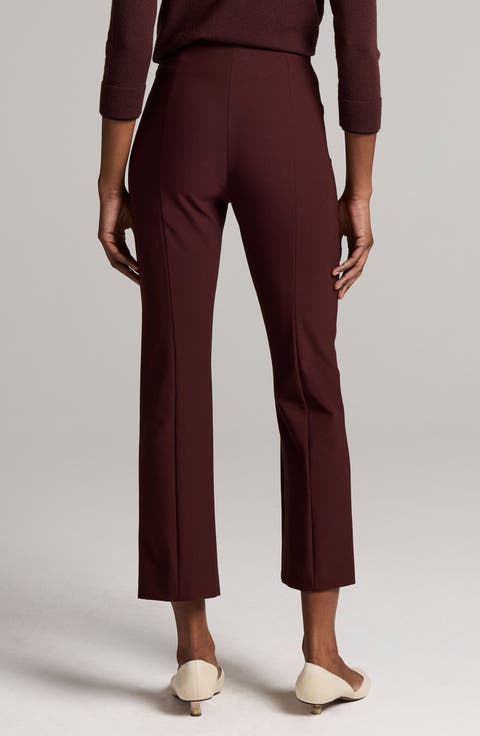 Niki Mid Rise Crop Flare Pants