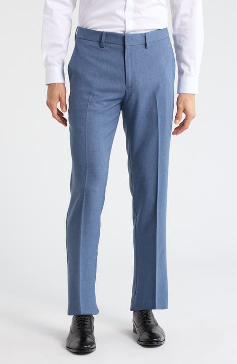 Flat Front Slim Fit Pants