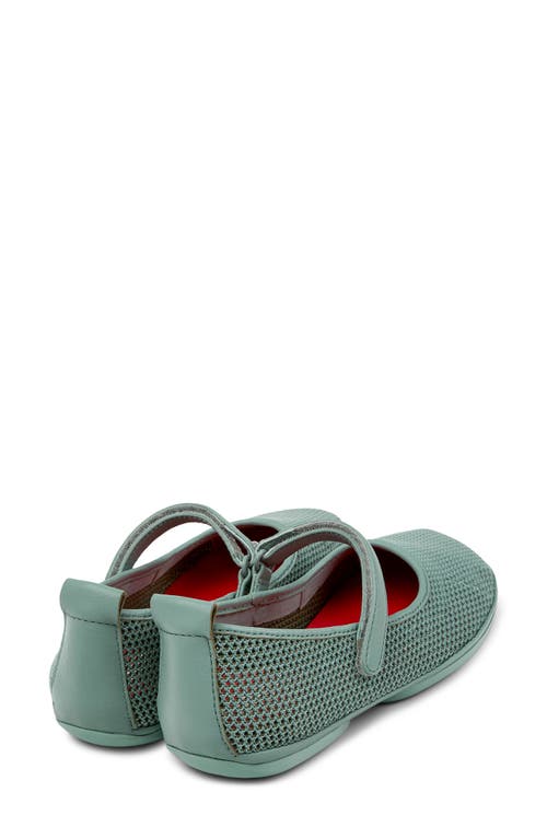 Camper Right Nina Ballerina Shoes In Medium Green