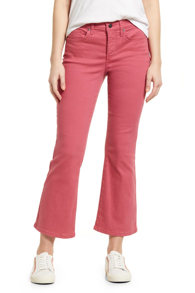 Fiona Court Slim Ankle Flare Jeans, Main, color, SLATE ROSE