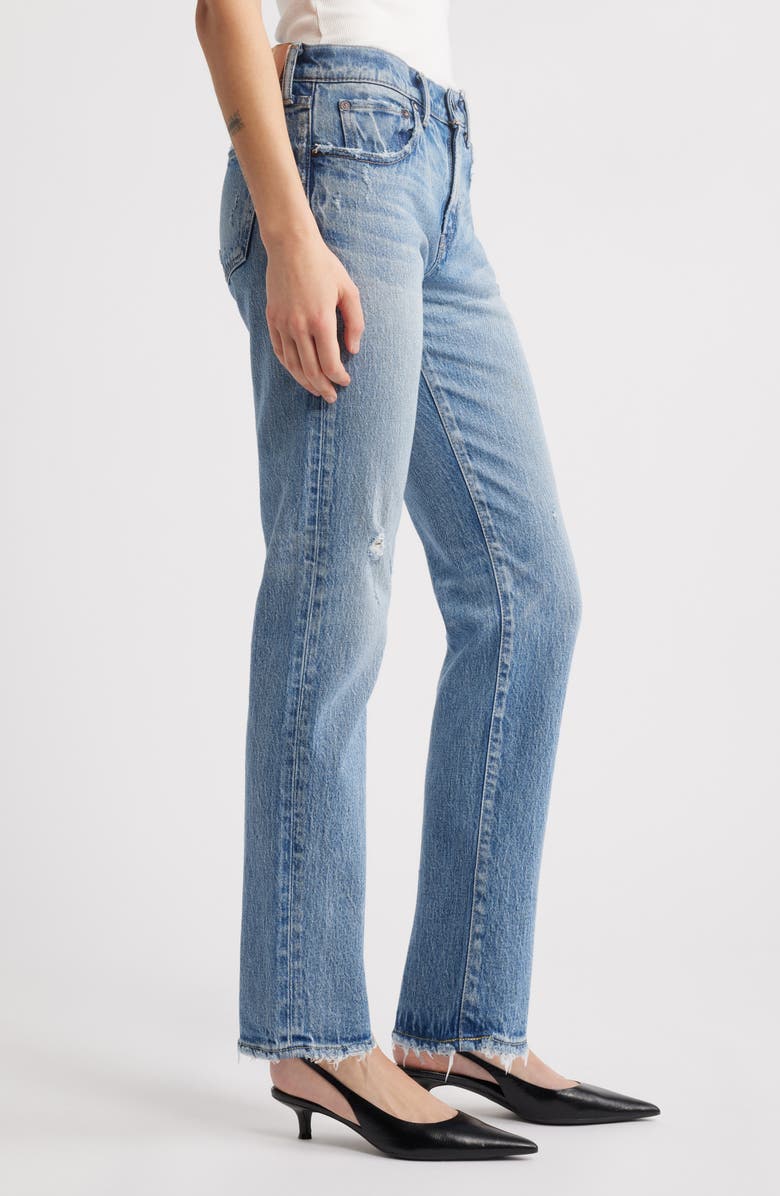MOUSSY VINTAGE Farmingdale Slim Straight Leg Jeans, Alternate, color, Light Blue