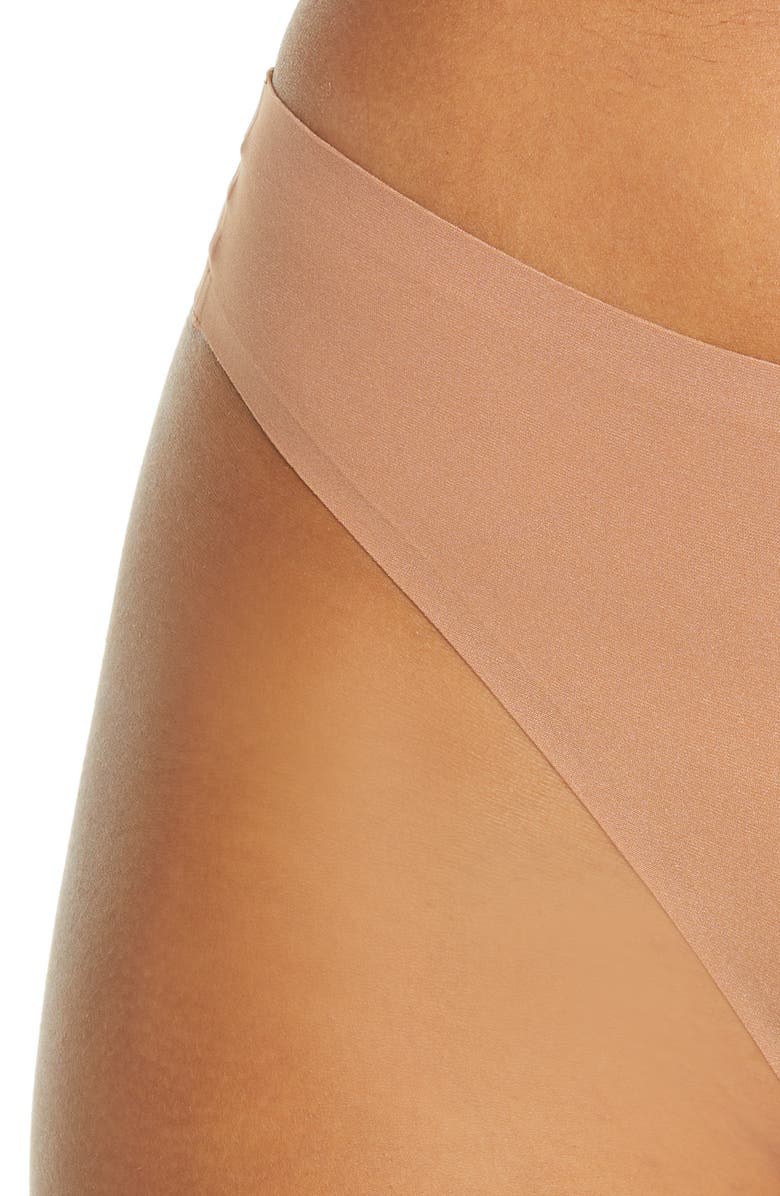 Chantelle Lingerie Soft Stretch Thong, Alternate, color, Mocha Mousse-Pc