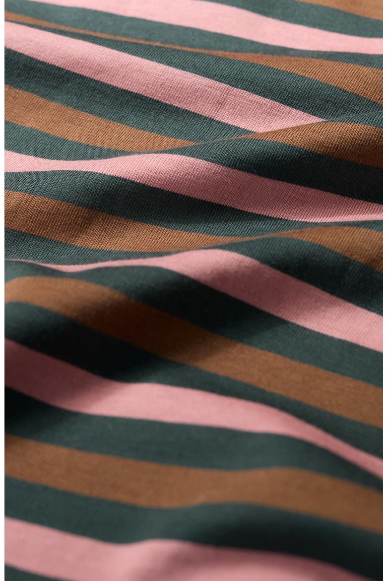 Sailor Stripe Organic Cotton Top, Alternate, color, DUET MINI CORNISH COPPICE