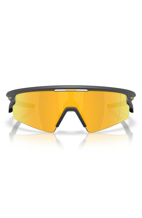 Gender Inclusive Sphaera 37mm Polarized Shield Sunglasses