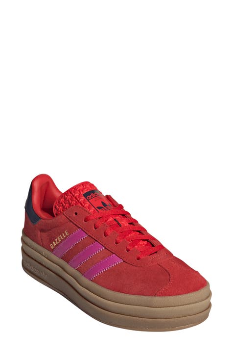 Red sneakers on sale on sale