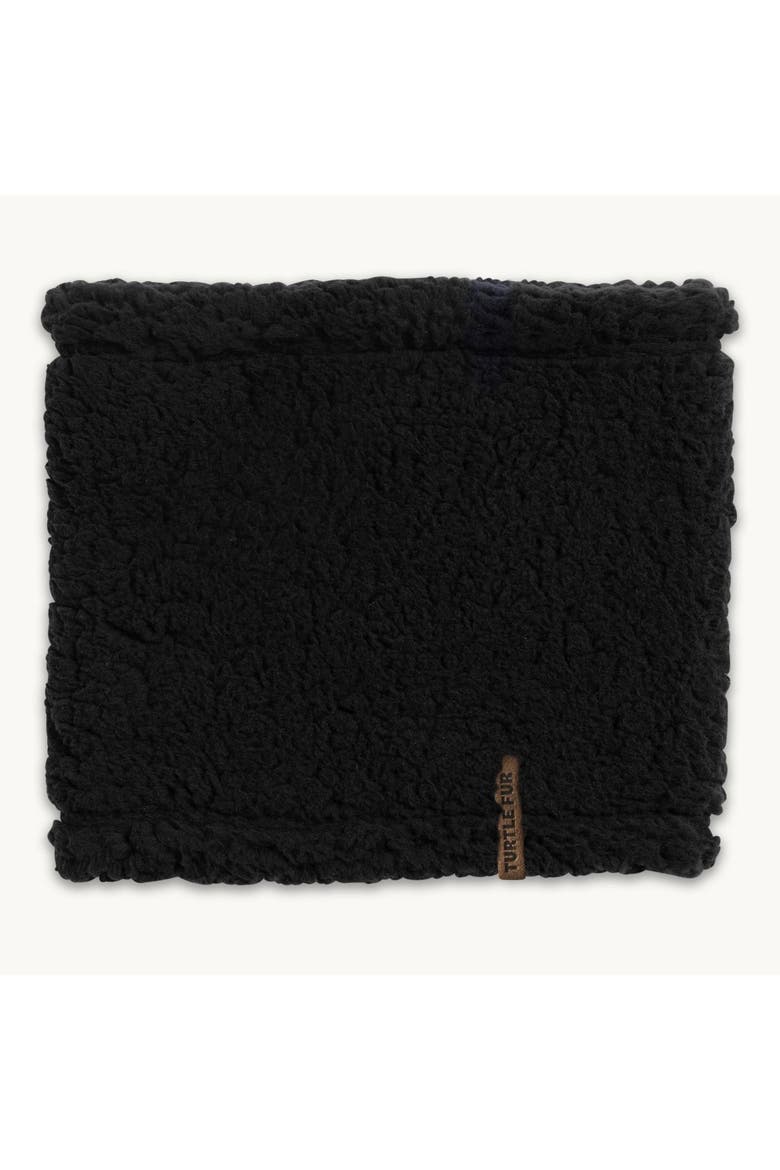 High Pile Fleece Neck Warmer, Main, color, Black