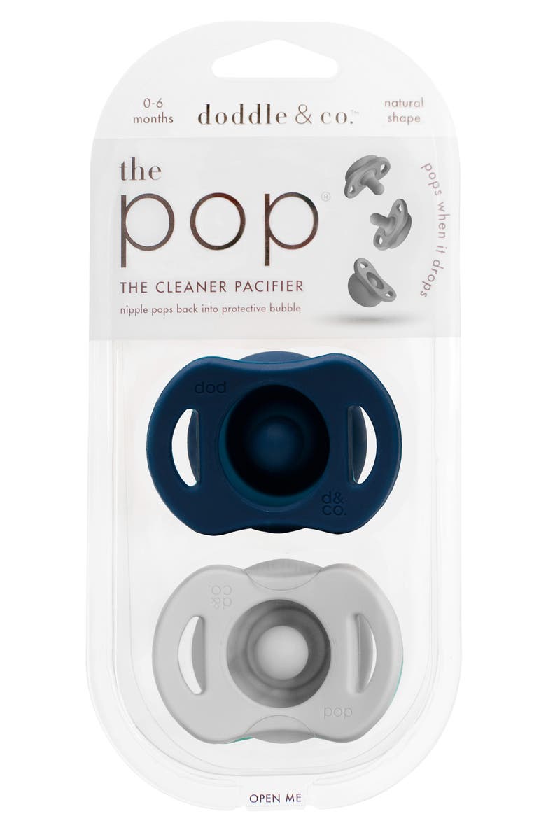 Doddle & Co. Doddle & Co 2-Pack The Pop Pacifiers, Main, color,