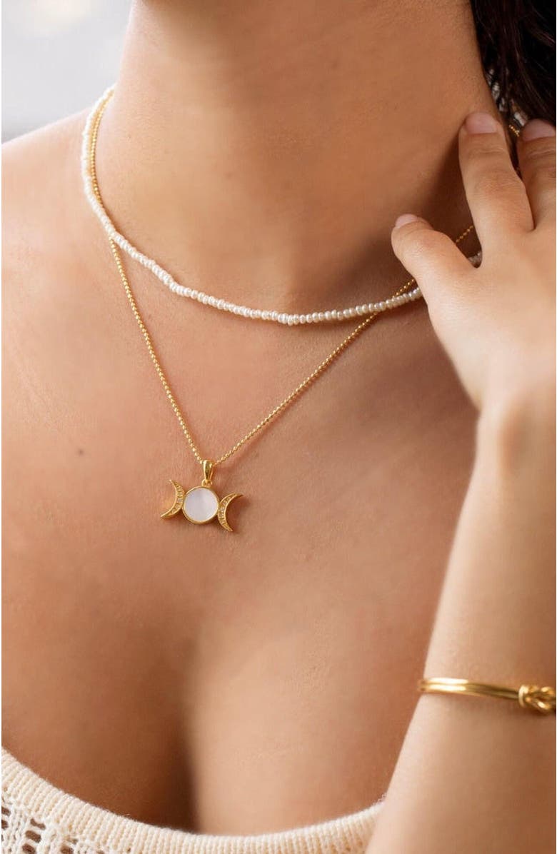 Mantra Little Things Pearl Chain, Alternate, color, Pearl