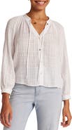 Bella Dahl Tie Neck Raglan Sleeve Shirt
