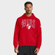 Nike Men's Nike Scarlet San Francisco 49ers Full Blitz Club Fleece Pullover Hoodie