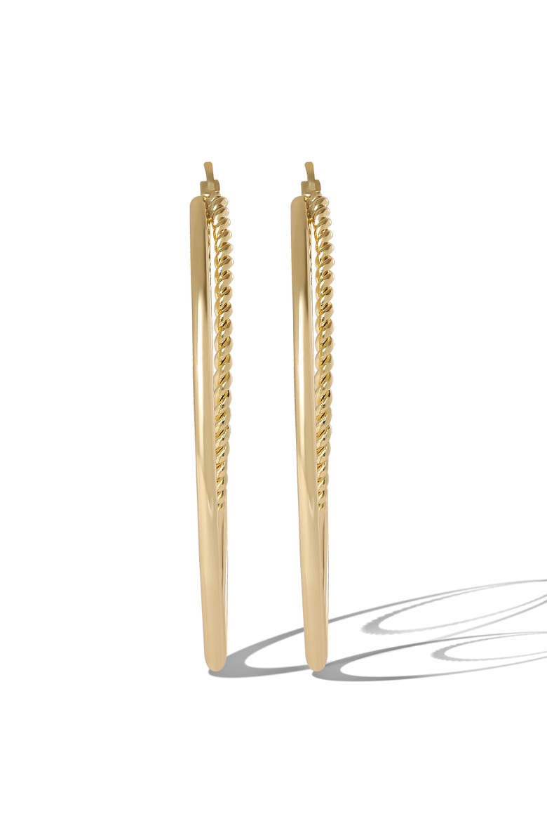 Jessica Simpson Womens Double Hoop Earrings - Gold-Tone Hoop Earrings, Alternate, color, 