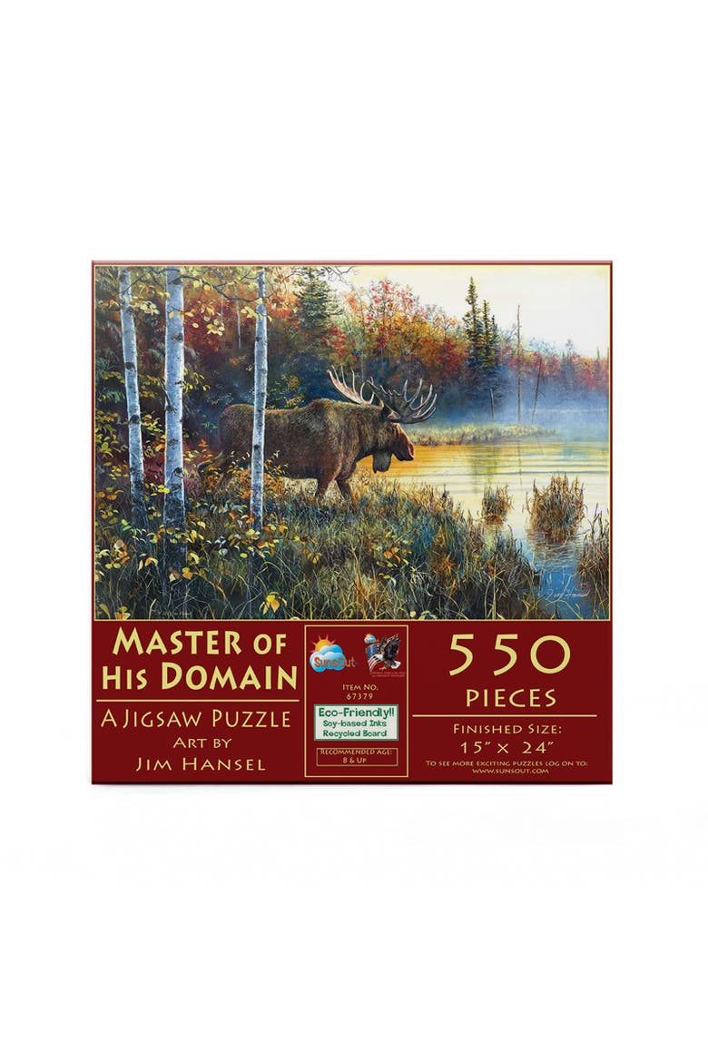 Master of His Domain 550 piece Jigsaw Puzzle for Adults, Alternate, color, Multicolor