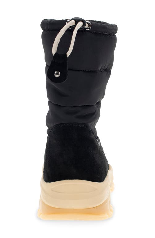 Chooka Lenox Water Resistant Puffer Bootie In Black