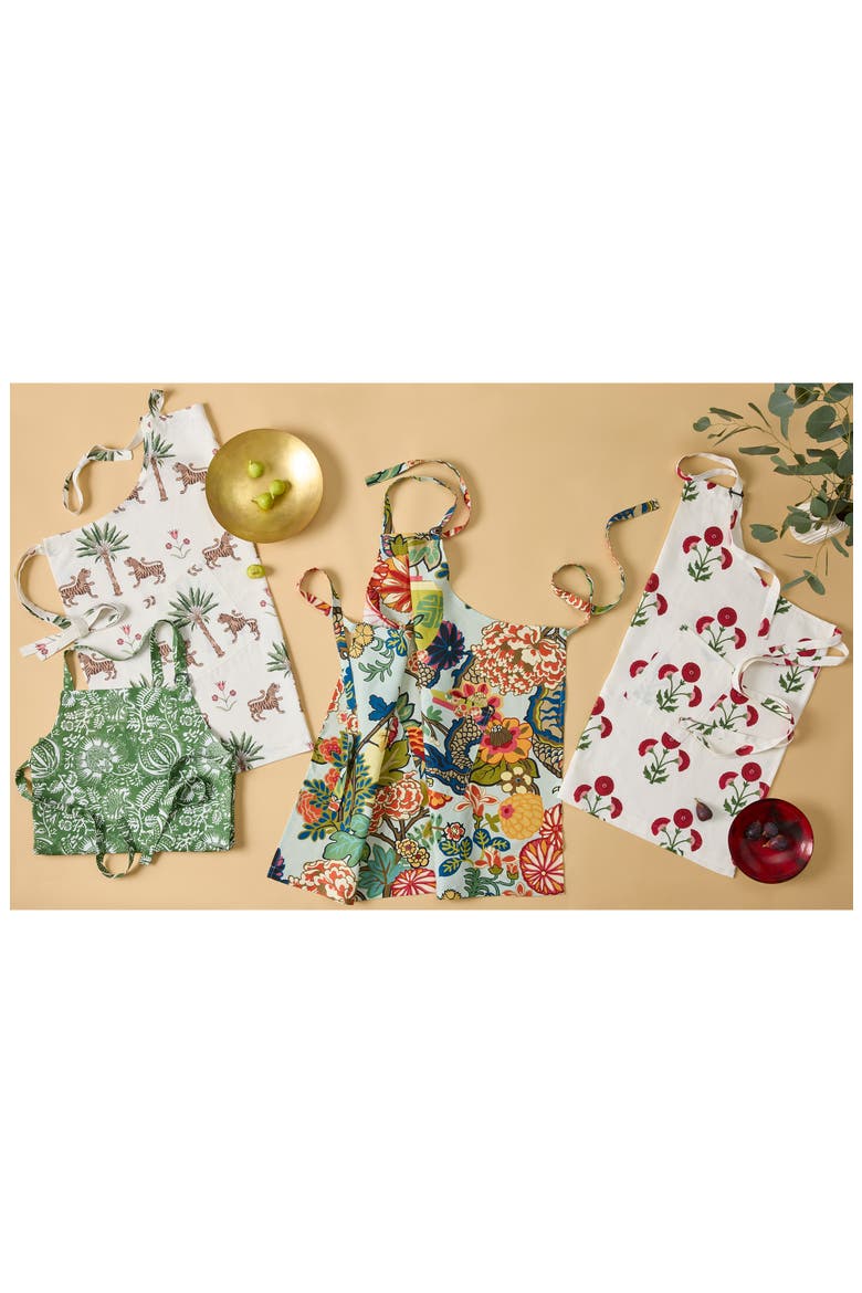 Linen Apron, Alternate, color, GISELE MOONFLOWER