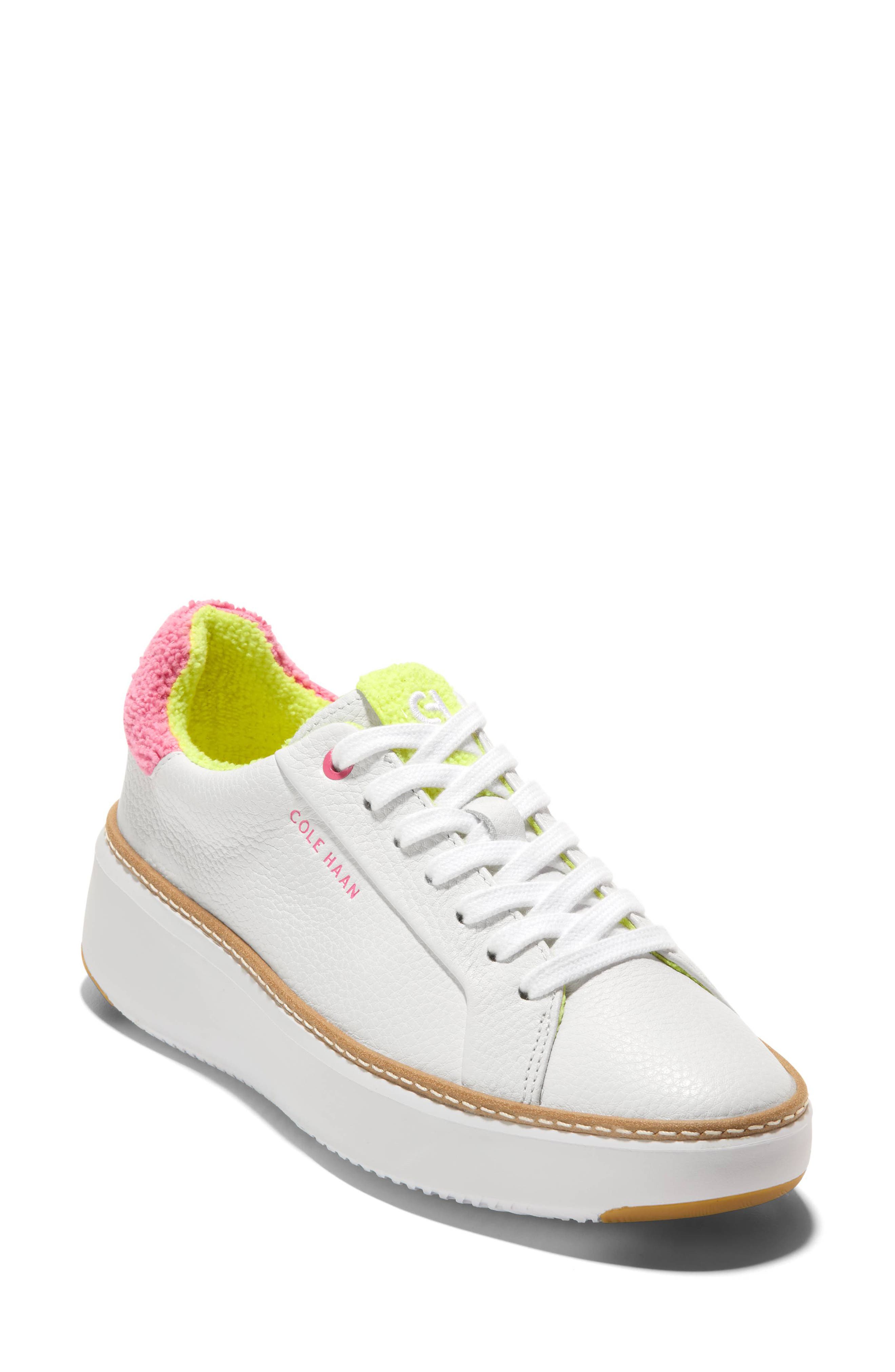 GrandPro Topspin Platform Sneaker, Main, color, OPTIC WHITE TUMBLED
