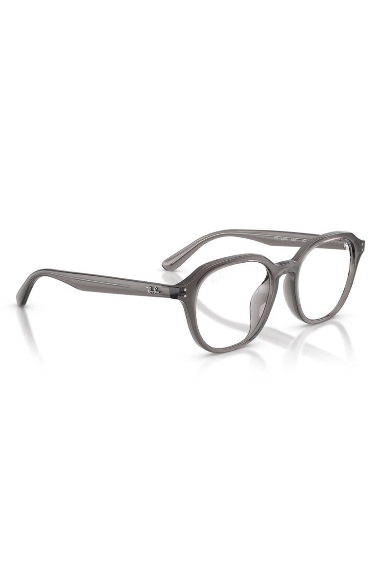 Ray-Ban 52mm Square Optical Glasses, Alternate, color, Grey