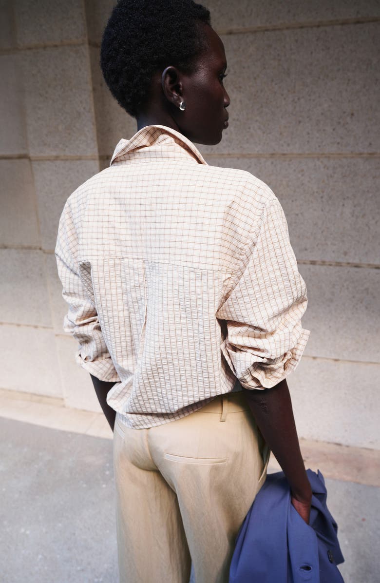 MANGO Checked Shirt, Alternate, color, 