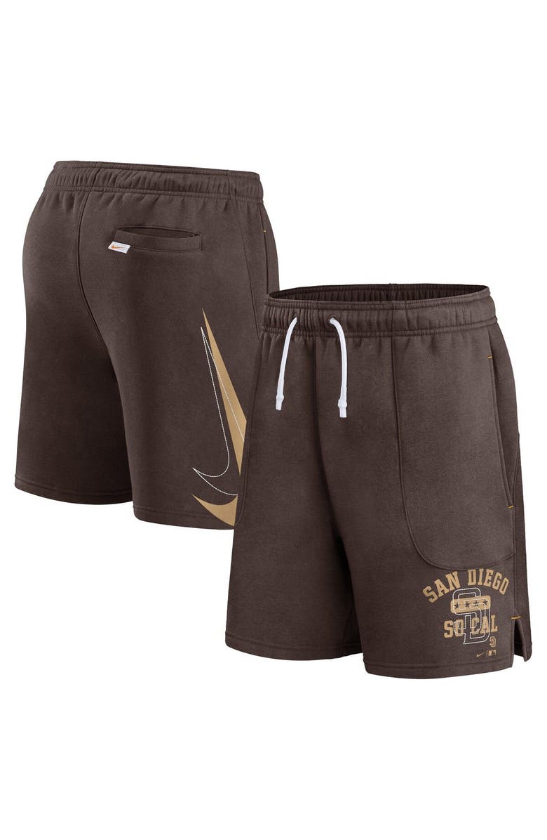 Nike Men's Nike Brown San Diego Padres Statement Ball Game Shorts, Main, color, 