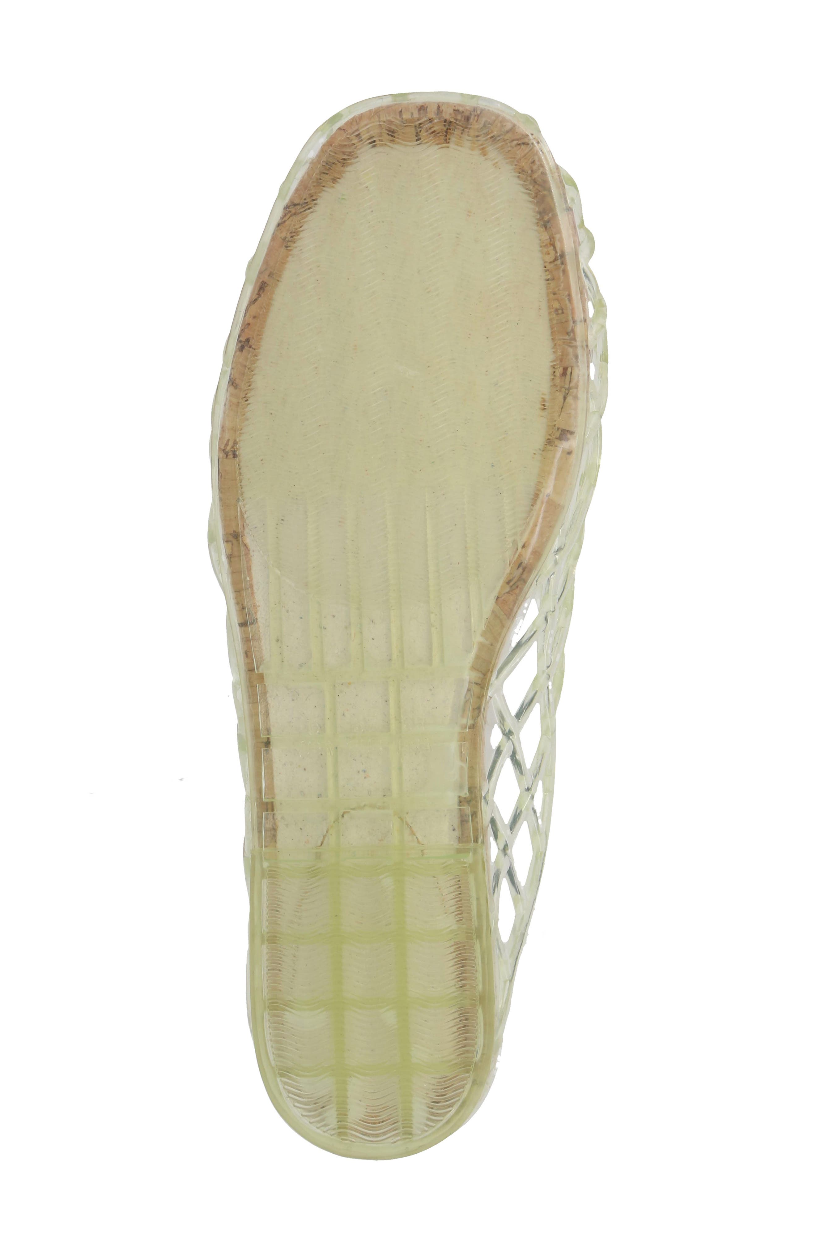 MIA Sophie Clear Woven Mule, Alternate, color, Pistachio