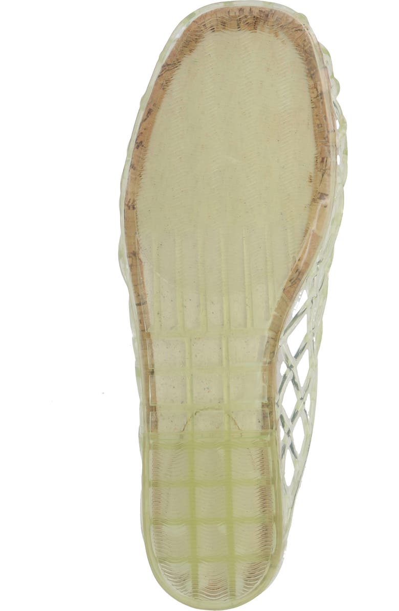 MIA Sophie Clear Woven Mule, Alternate, color, Pistachio