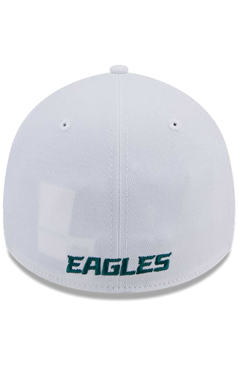 New Era Men's New Era White Philadelphia Eagles Main 39THIRTY Flex Hat, Alternate, color, 