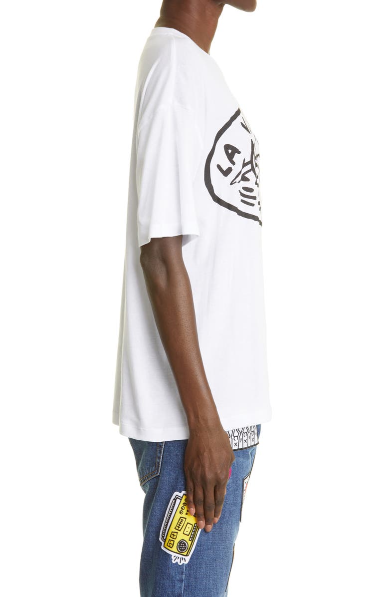 HFD Gender Inclusive Keith Haring Print Cotton T-Shirt, Alternate, color, 