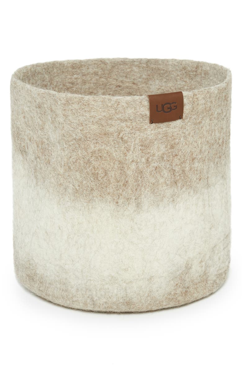 UGG<sup>®</sup> Vista Mar Felted Wool Basket, Main, color, 