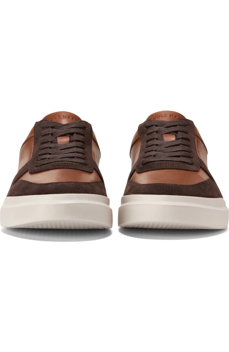 Cole Haan Grand Crosscourt Premier Sneaker, Alternate, color, Dark Coffee/ Dark Roast