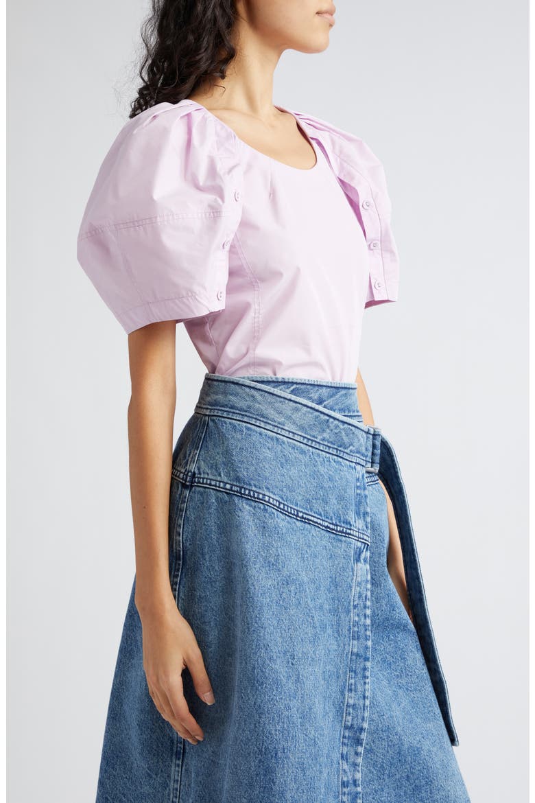 Bloom Sleeve Top, Alternate, color, WISTERIA