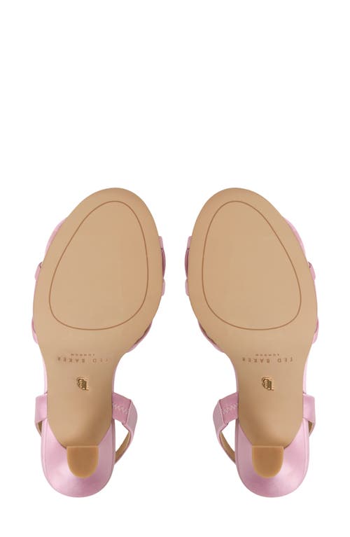 Ted Baker London Aria Rose Slingback Sandal In Light Pink