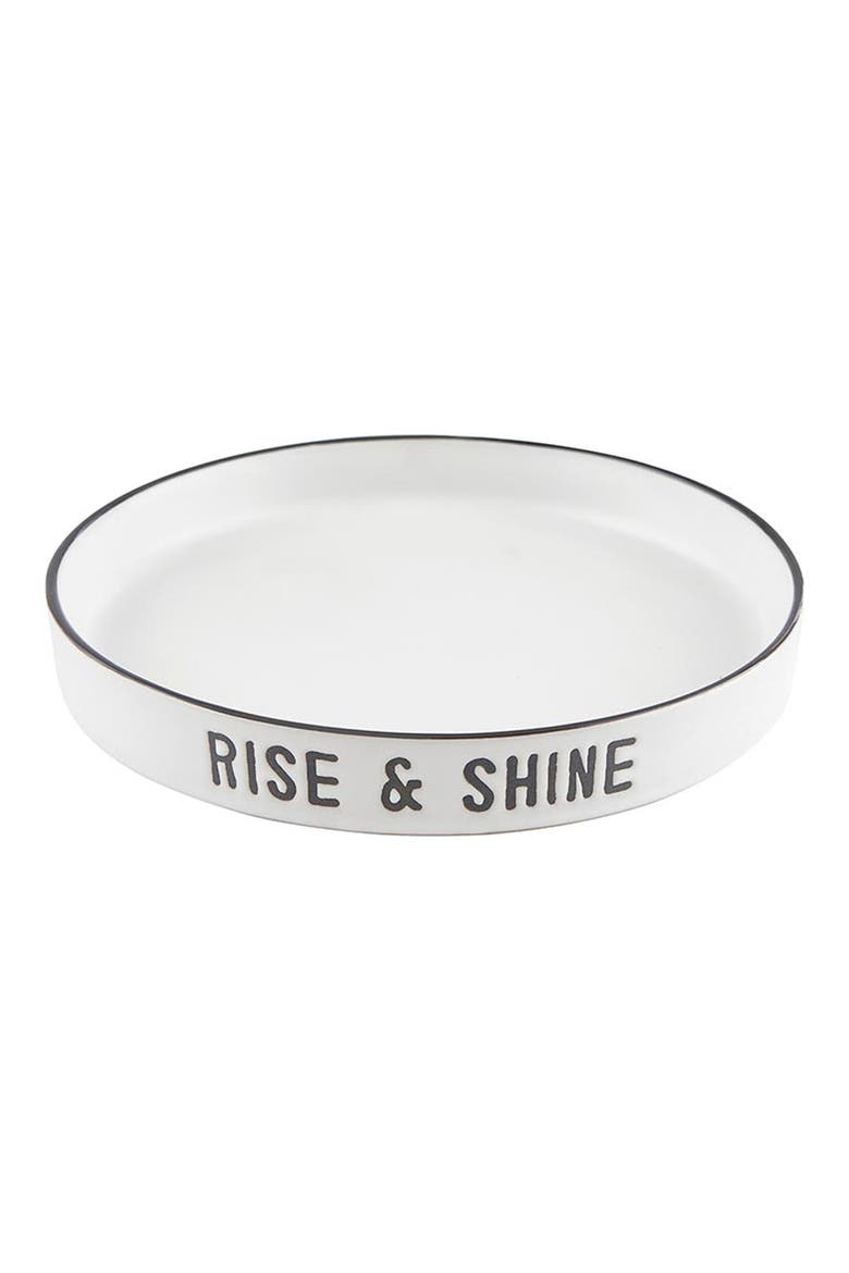Rise & Shine Set of 4 Brunch Plates, Alternate, color, WHITE
