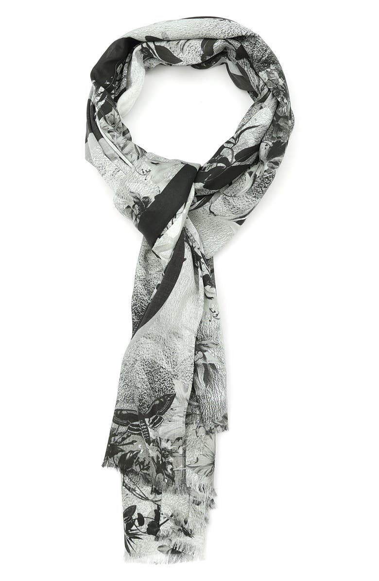 AllSaints Audrey Oblong Scarf, Alternate, color, 