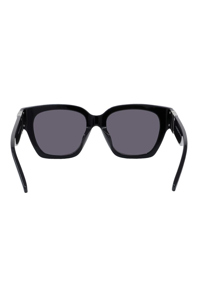 4G 53mm Square Sunglasses, Alternate, color, SBLK/SMK