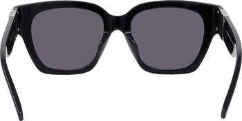 4G 53mm Square Sunglasses