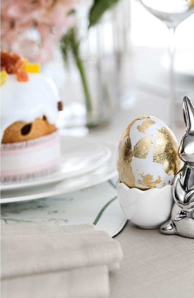 Togas Falber Egg Dish, Alternate, color, White