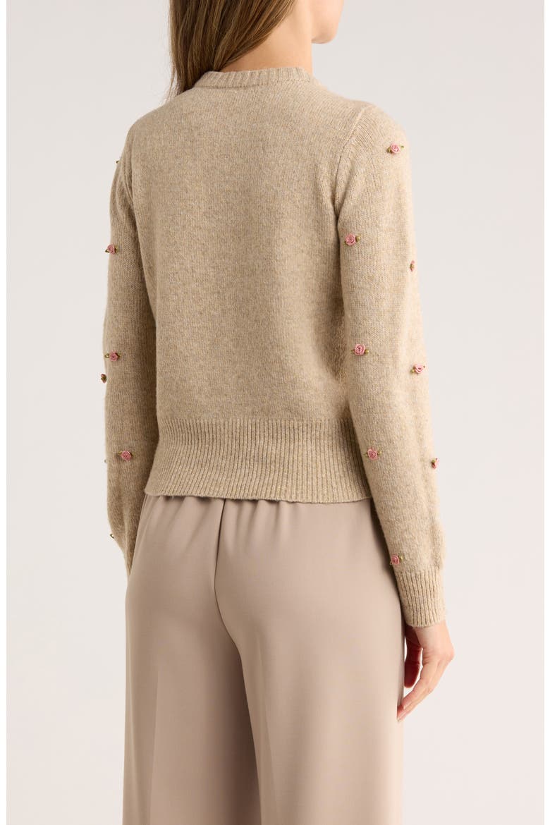 Rose Marie Cardigan, Alternate, color, OATMEAL HEATHER