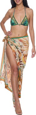 RANEES Pareo Convertible Midi Cover-Up Dress
