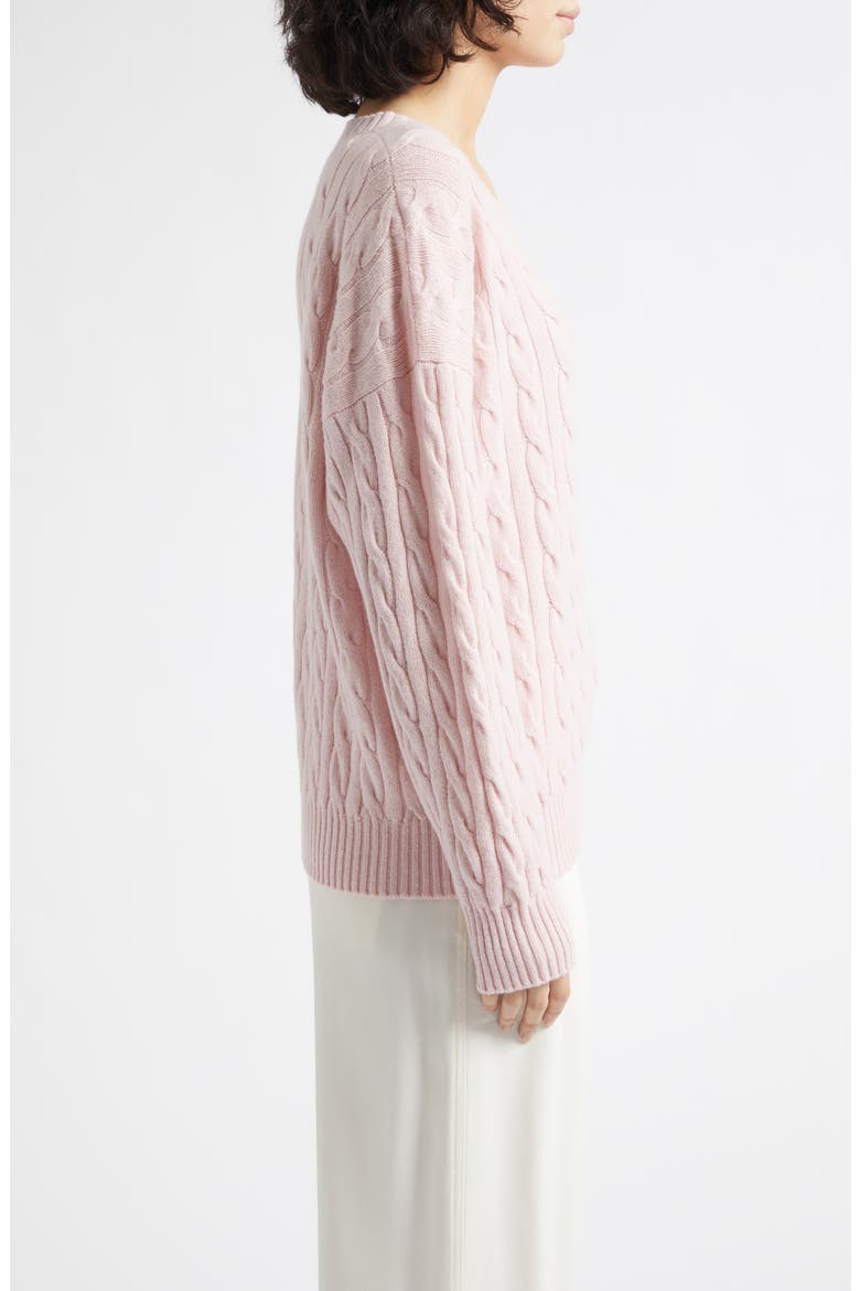 Kylesku Cashmere Crewneck Sweater, Alternate, color, ROSETTA PINK