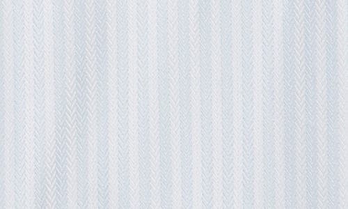 David Donahue Trim Fit Stripe Cotton Dress Shirt In Blue