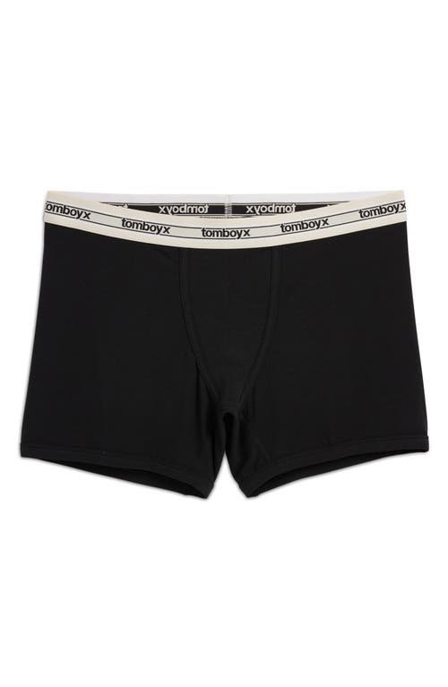 Tomboyx Gender Inclusive Stretch Modal 4.5-inch Trunks In Black